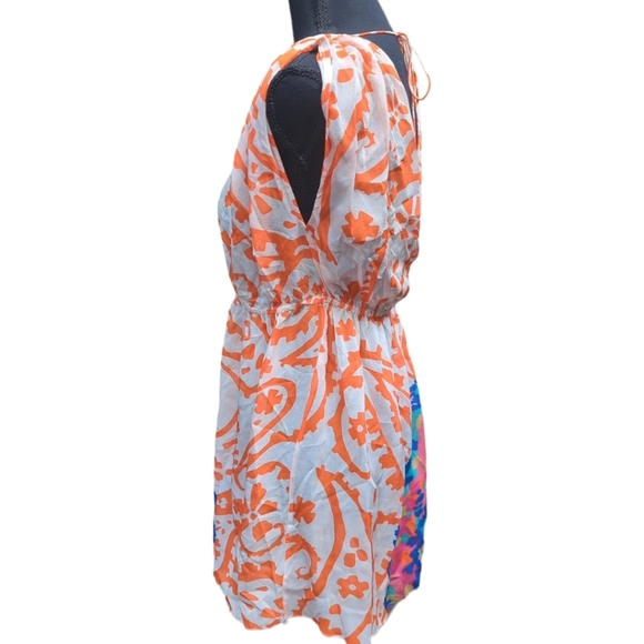Tibi Silk Dress Beach Cover up Vacation Cruise Dress in Sz Small - Picture 2 of 16
